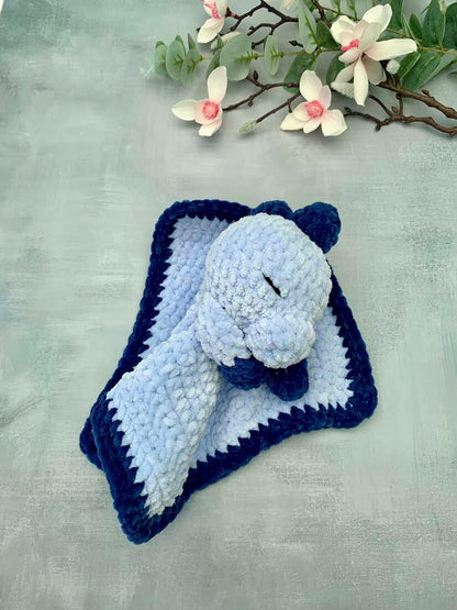 Doudou plat dinosaure - Les Mailles Calines