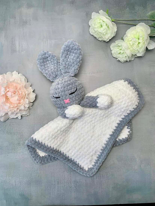 Doudou plat lapin - Les Mailles Calines