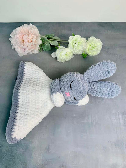 Doudou plat lapin - Les Mailles Calines