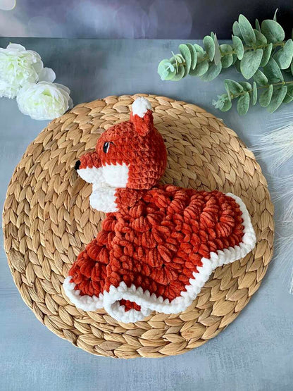 Doudou plat renard - Les Mailles Calines