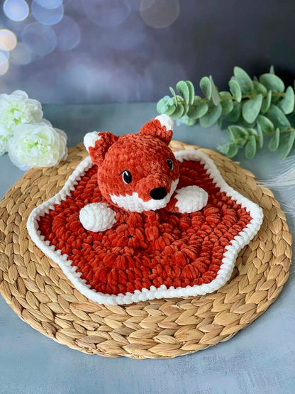 Doudou plat renard - Les Mailles Calines