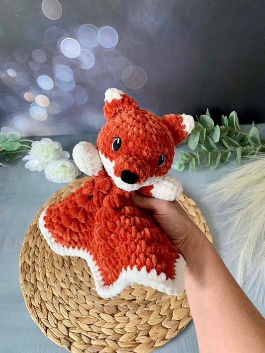 Doudou plat renard - Les Mailles Calines