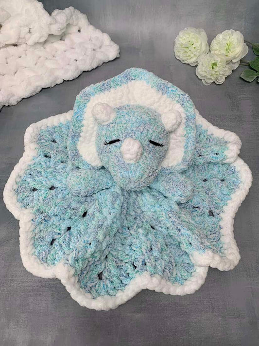 Doudou plat tricératops - Les Mailles Calines