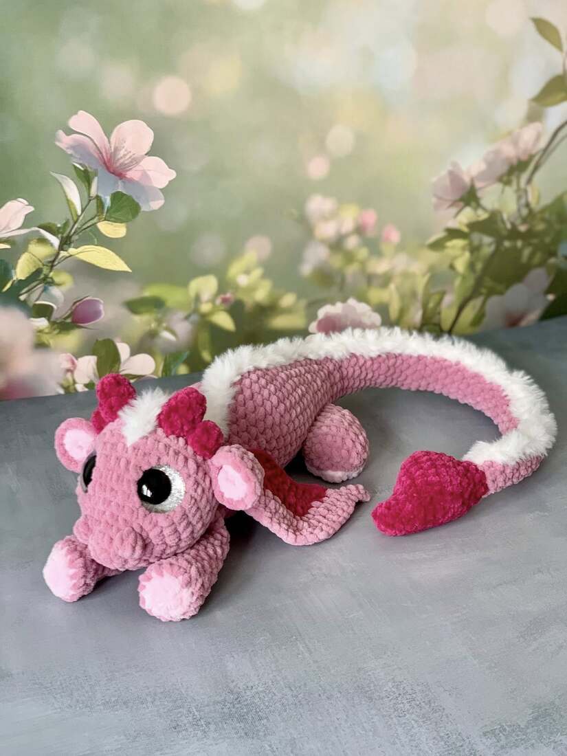 Dragon rose - Eden Les mailles calines