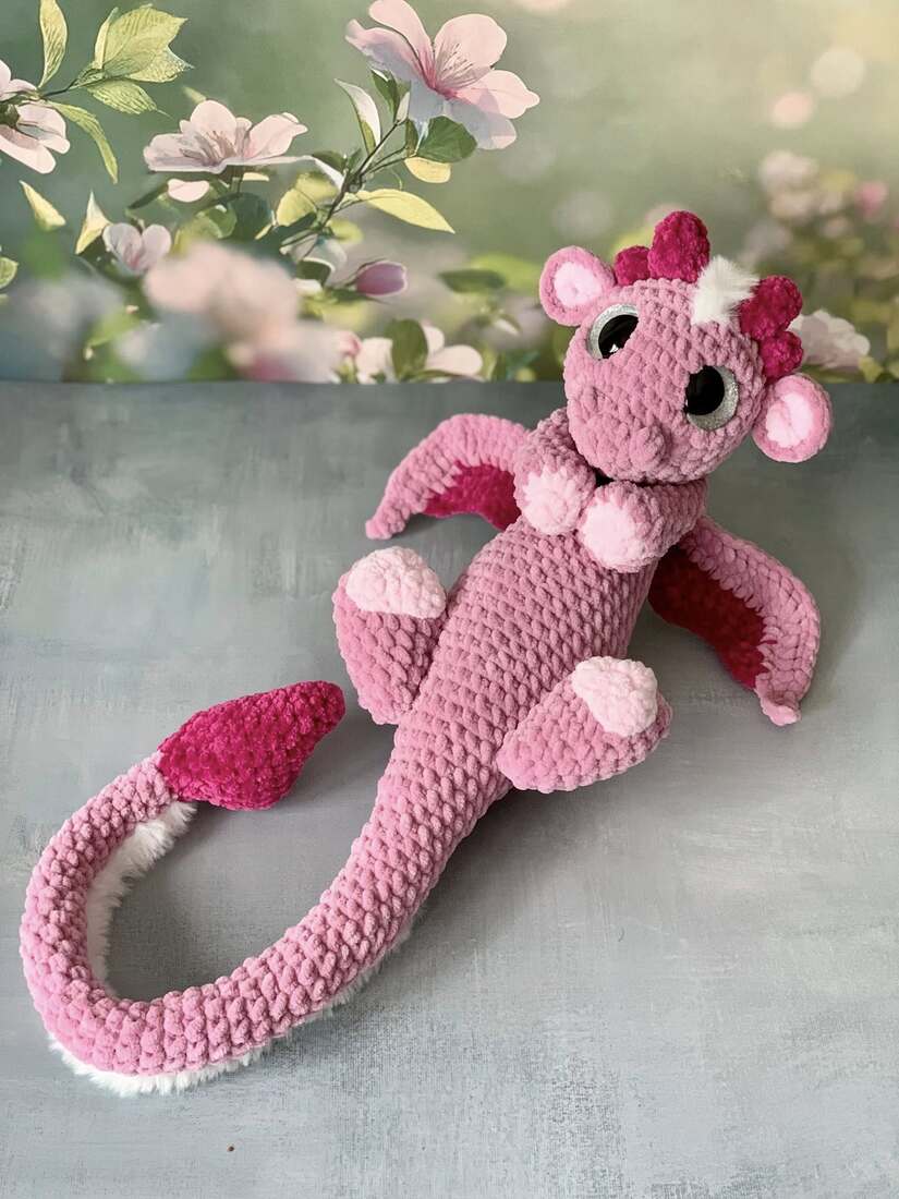 Dragon rose - Eden Les mailles calines