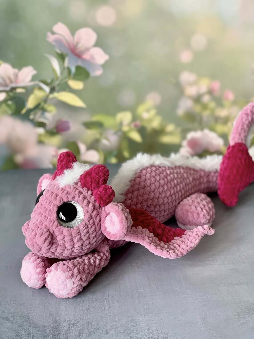 Dragon rose - Eden Les mailles calines