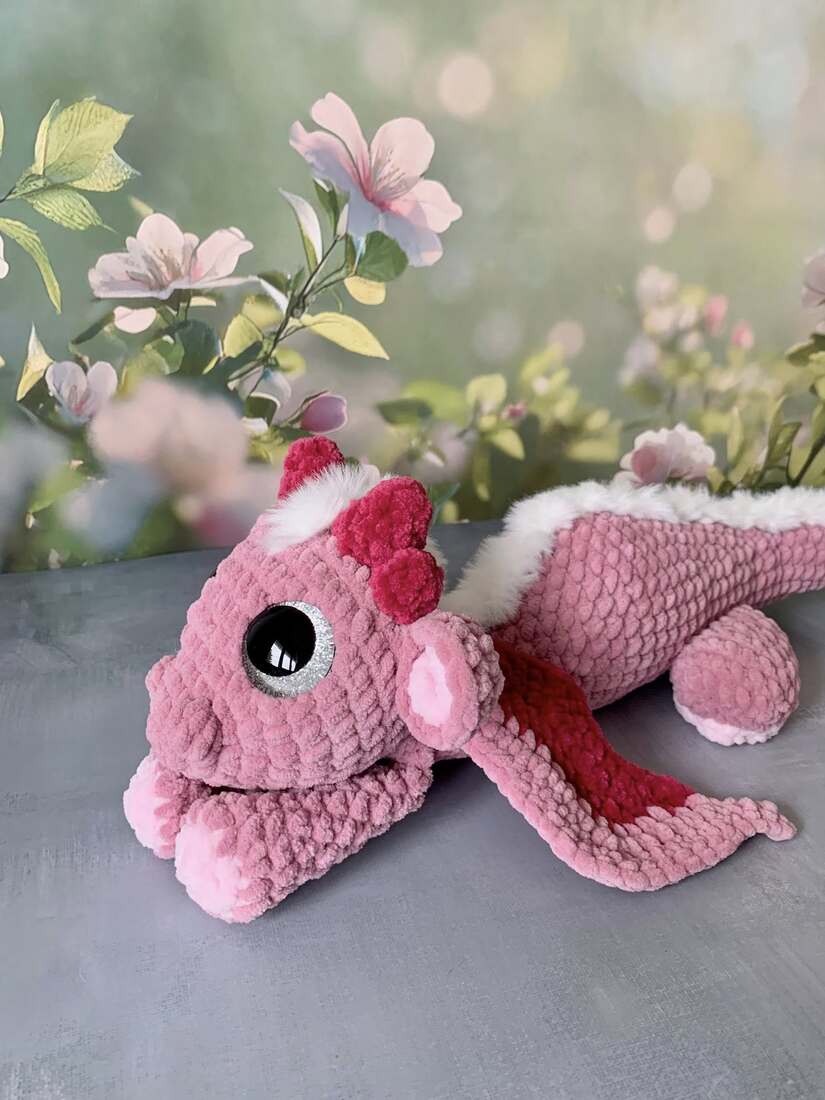 Dragon rose - Eden Les mailles calines