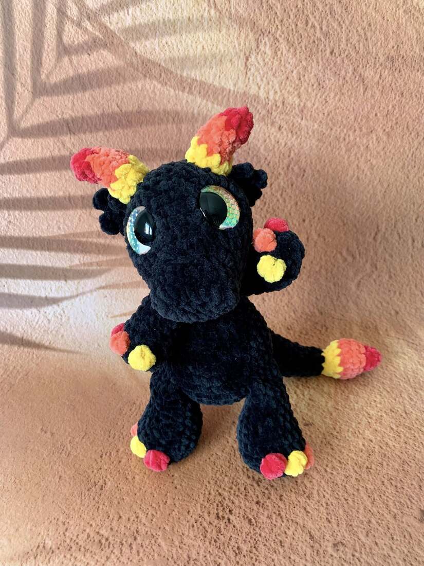 Dragon de feu - Ember Les mailles calines