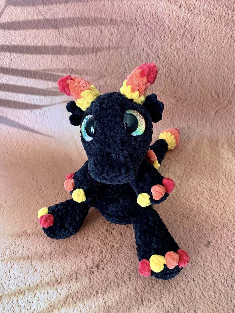 Dragon de feu - Ember Les mailles calines