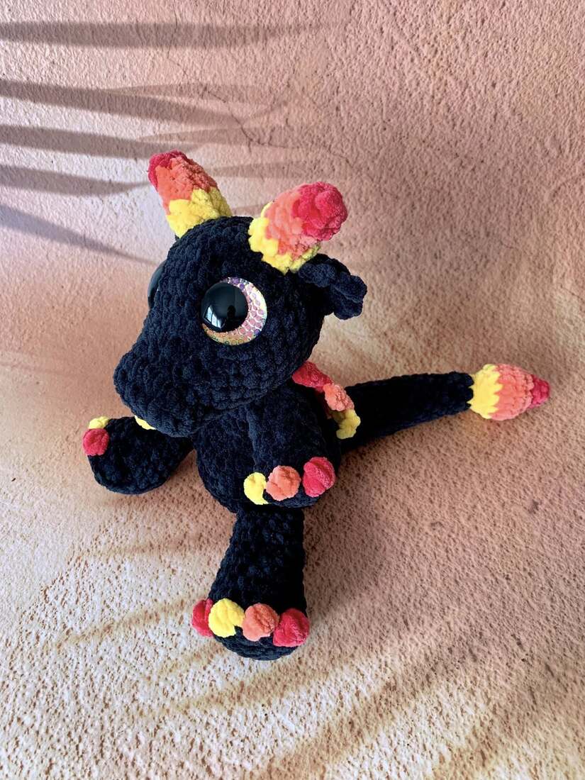 Dragon de feu - Ember Les mailles calines