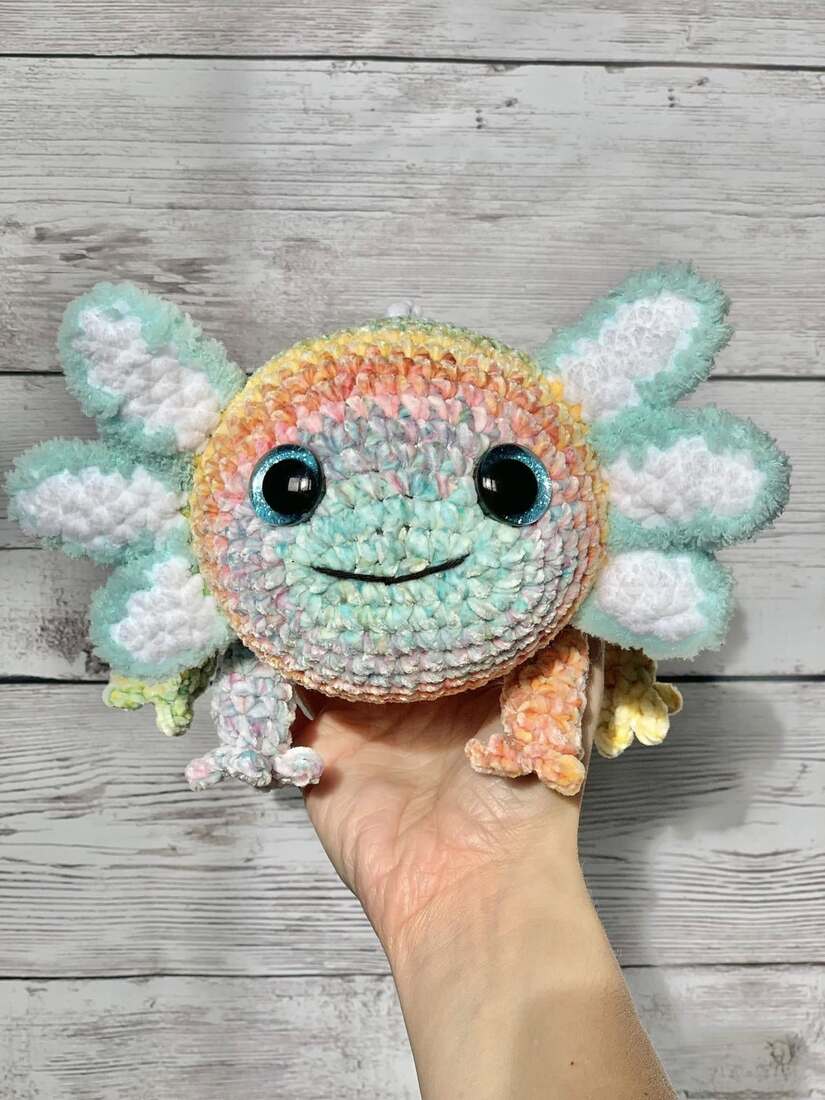 Maman axoltl - Les Mailles Calines