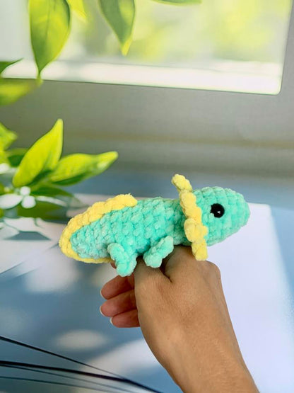 Porte-clés axolotl Les mailles calines