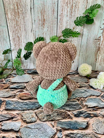 Ours en salopette - Les Mailles Calines