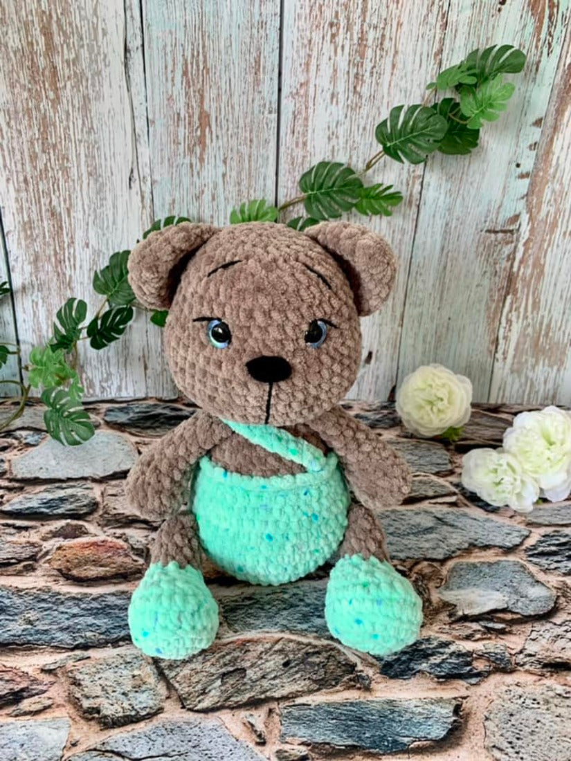 Ours en salopette - Les Mailles Calines