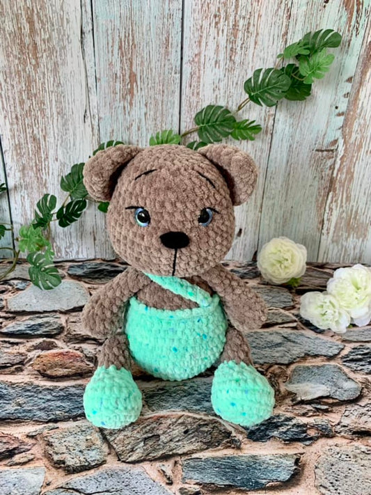 Ours en salopette - Les Mailles Calines