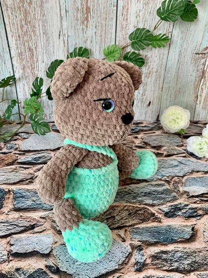 Ours en salopette - Les Mailles Calines