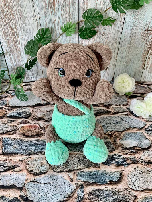 Ours en salopette - Les Mailles Calines