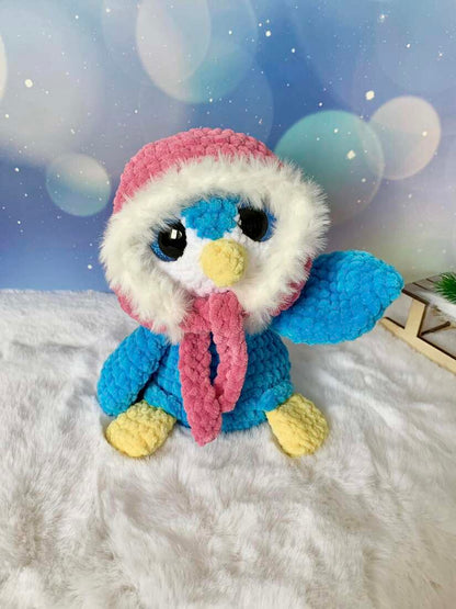 Pingouin avec bonnet - Les Mailles Calines