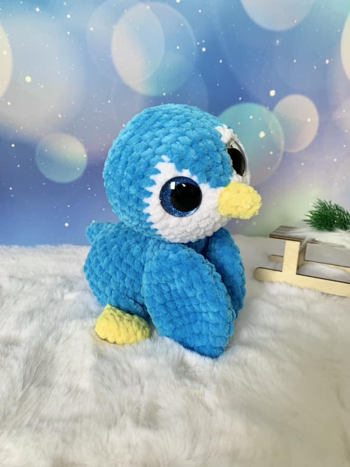 Pingouin avec bonnet - Les Mailles Calines