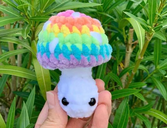 Porte-clés champignon pop - Les Mailles Calines