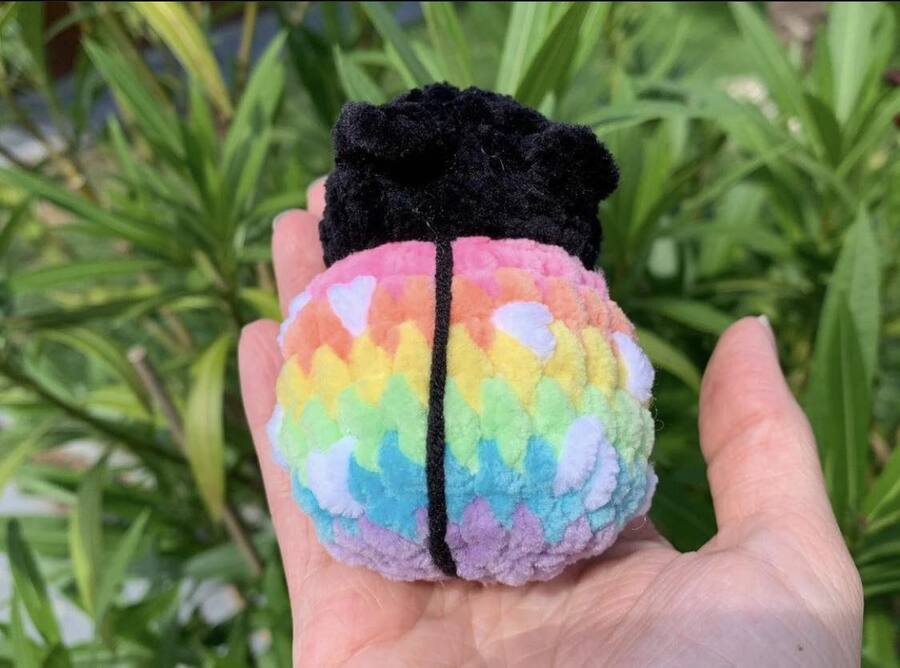 Porte-clés coccinelle - Les Mailles Calines