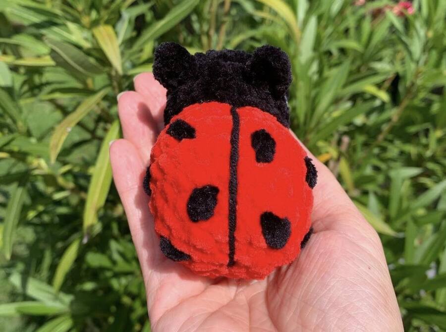 Porte-clés coccinelle - Les Mailles Calines