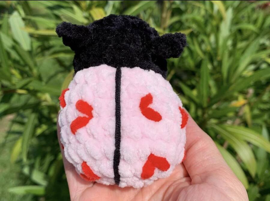 Porte-clés coccinelle - Les Mailles Calines