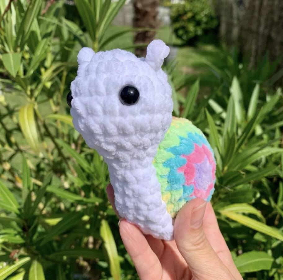 Porte-clés escargot Les mailles calines