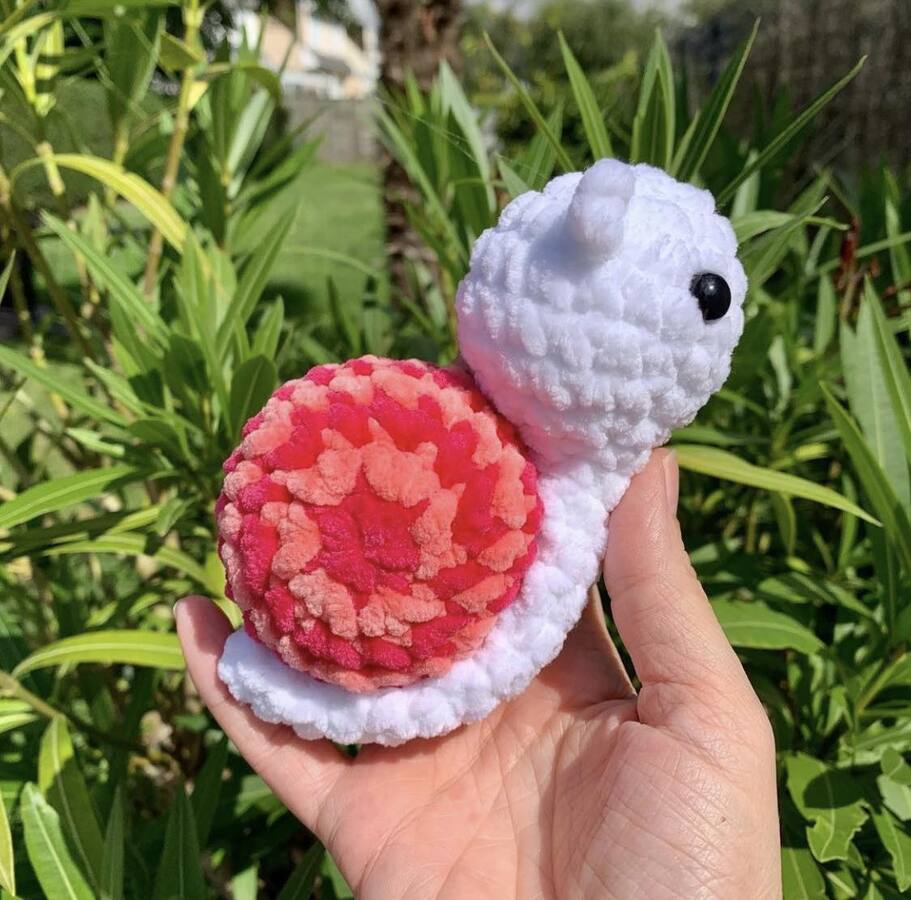 Porte-clés escargot Les mailles calines