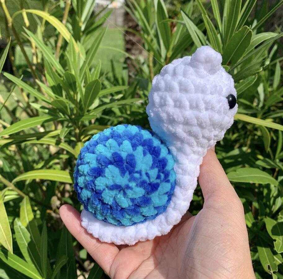 Porte-clés escargot Les mailles calines