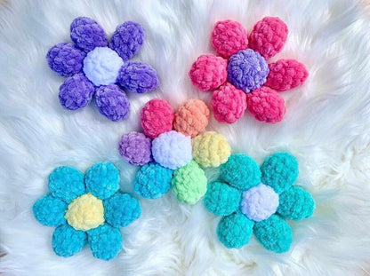 Porte-clés fleur Les mailles calines