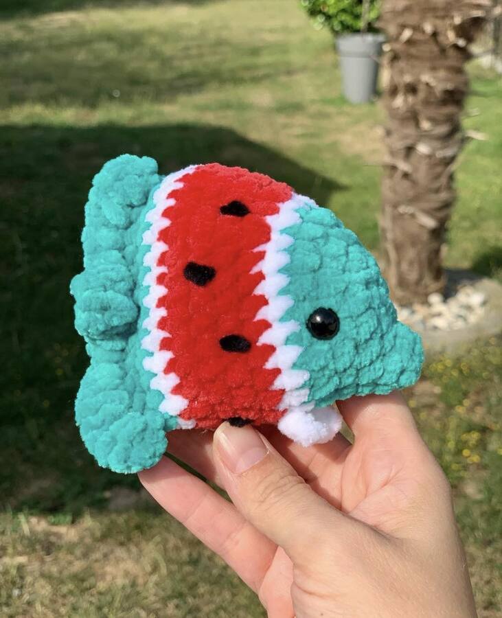 Porte-clés poisson - Les Mailles Calines