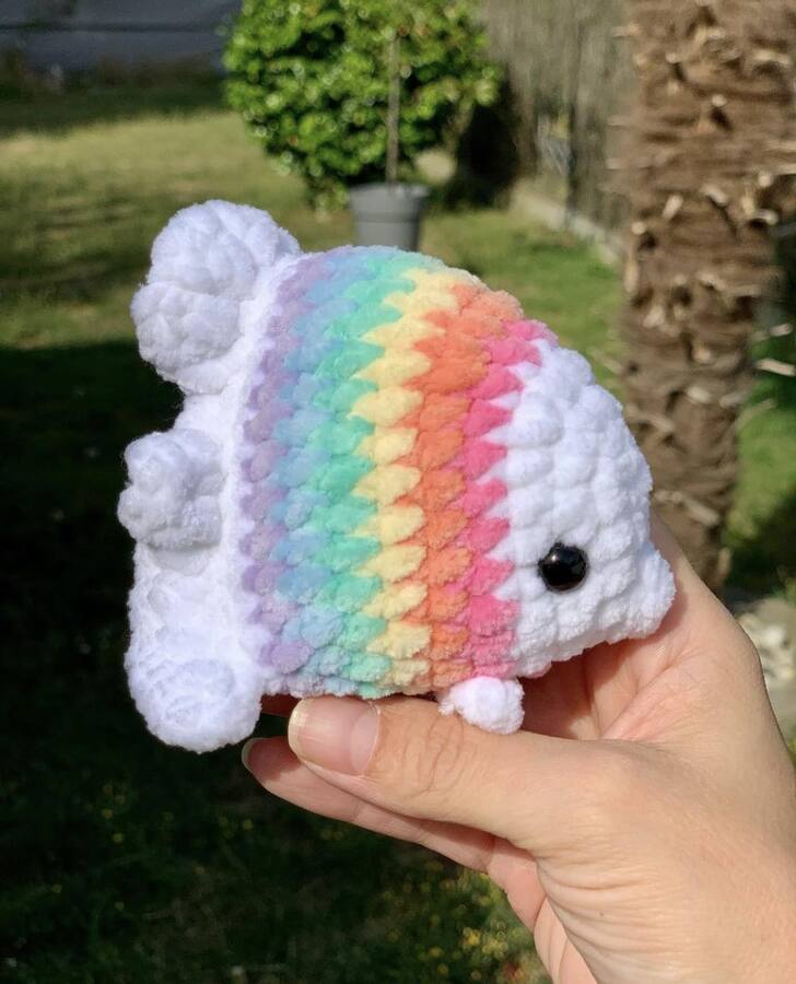 Porte-clés poisson Les mailles calines