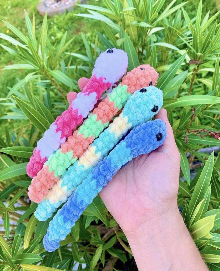 Porte-clés serpent - Les Mailles Calines