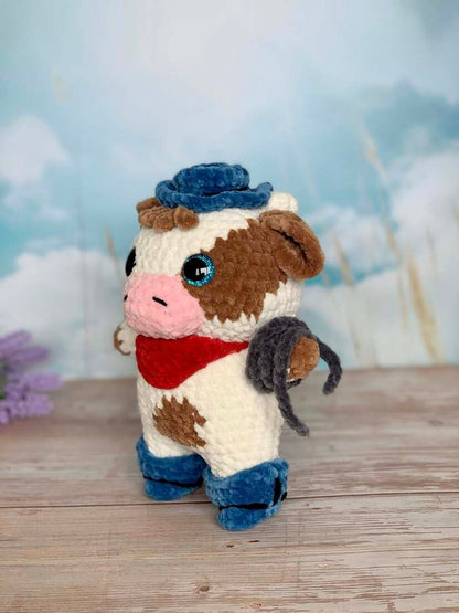 Vache cowboy - Les Mailles Calines