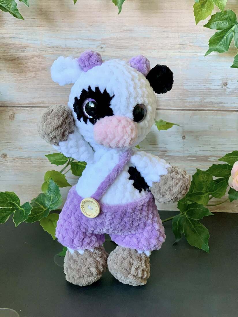 Vache salopette Les mailles calines