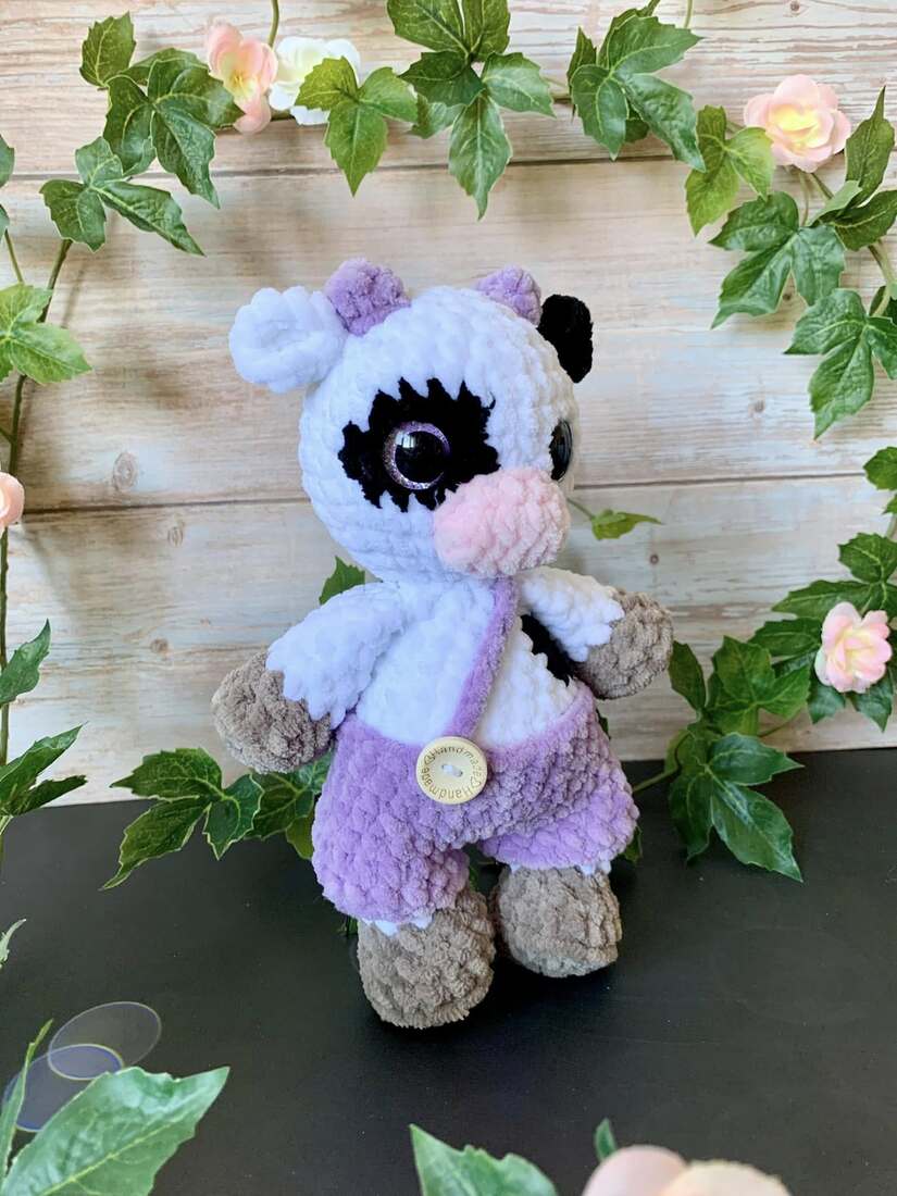 Vache salopette Les mailles calines