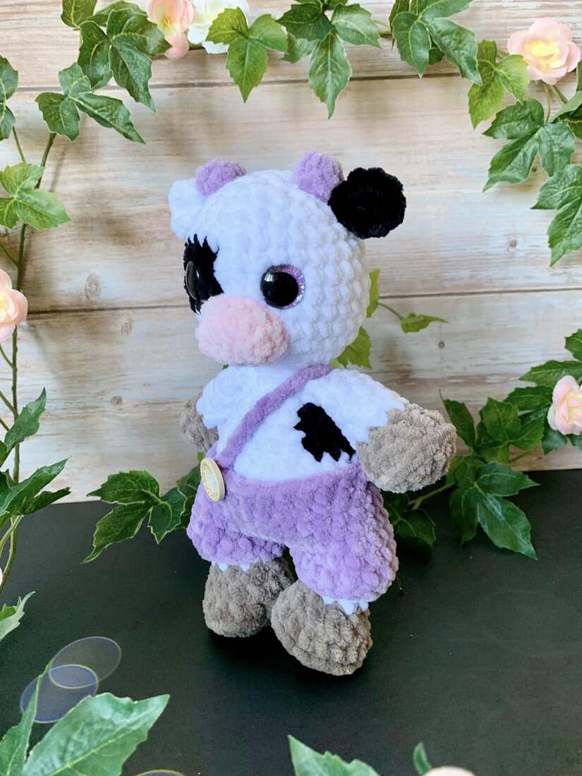 Vache salopette Les mailles calines