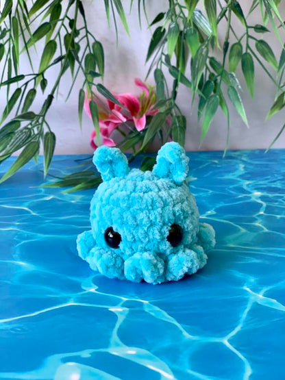 Porte-clés pieuvre jackflap Les mailles calines