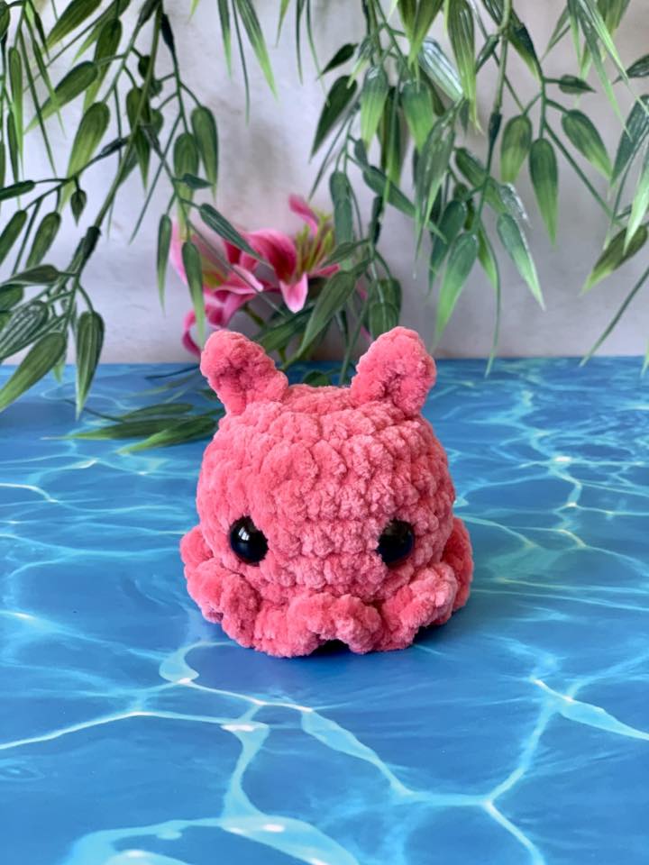 Porte-clés pieuvre jackflap Les mailles calines