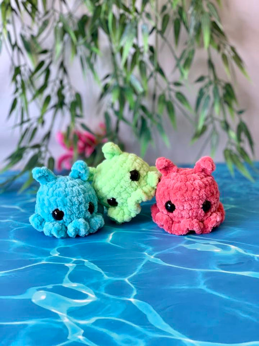 Porte-clés pieuvre jackflap Les mailles calines